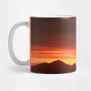 Mountain silhouette Mug